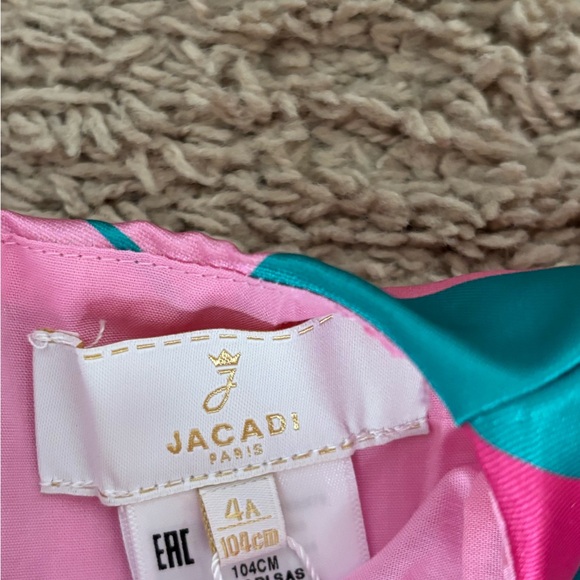 JACADI Satin dress from Paris NWT - Picture 5 of 14